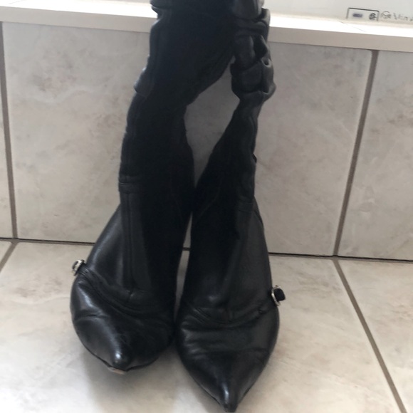 Black aldo heeled boots - Picture 5 of 6